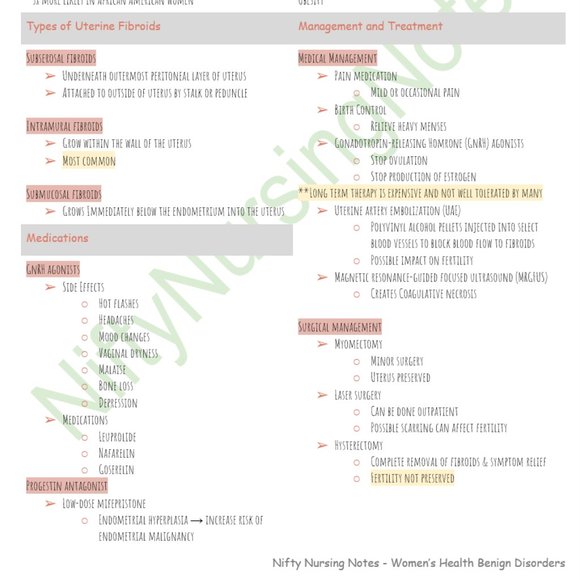 Women's Health Study Guide - Picture 3 of 9